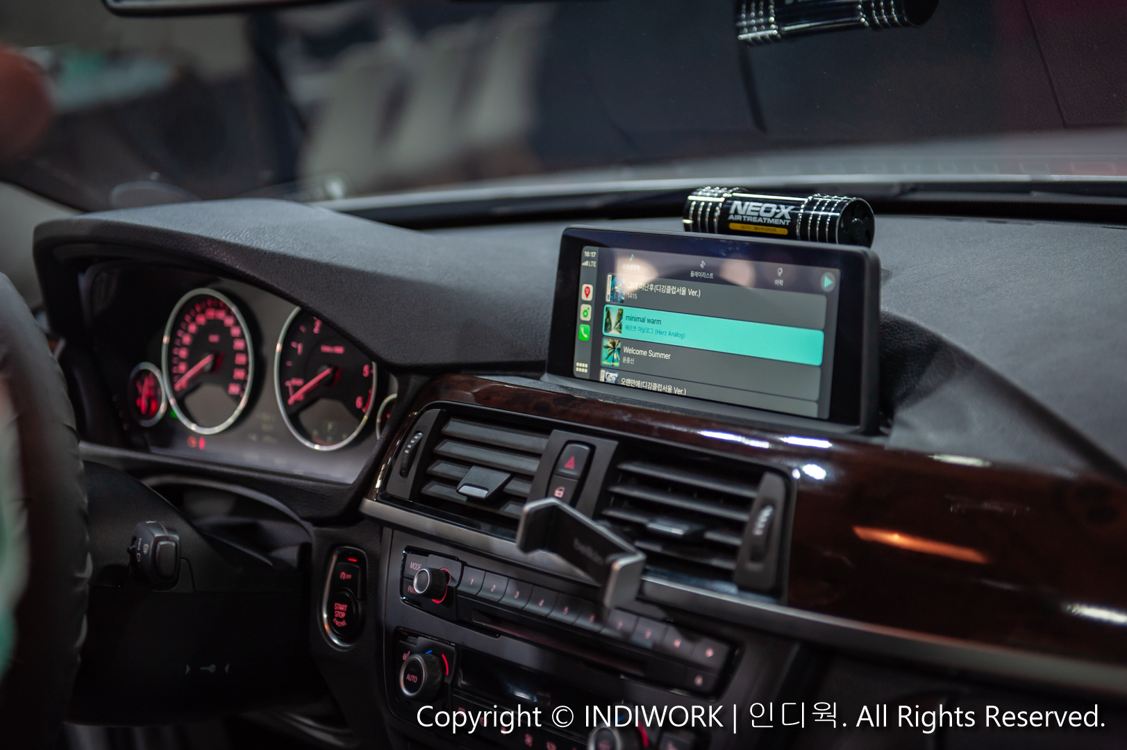 Apple Carplay,Music play for 2011 BMW 3 F30 "SCB-NBT"