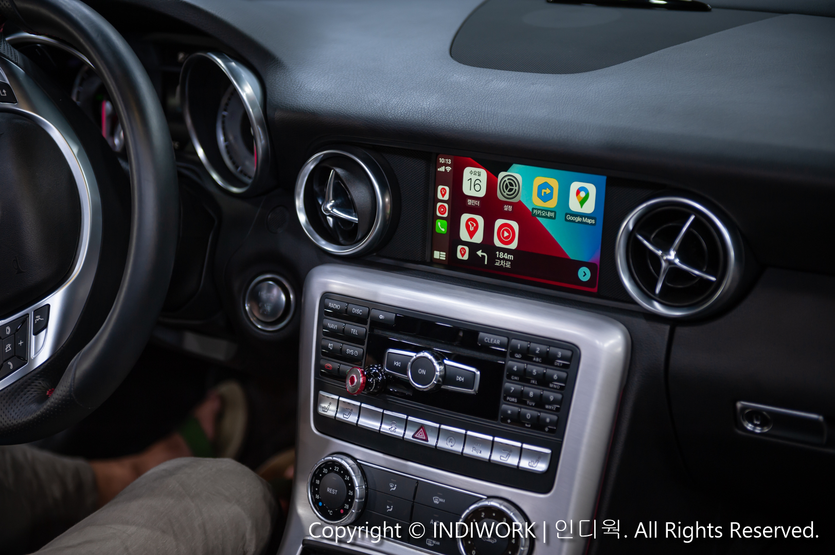 Apple CarPlay for Mercedes 2017 SLK-Class R172 "SCB-NTG4.5"