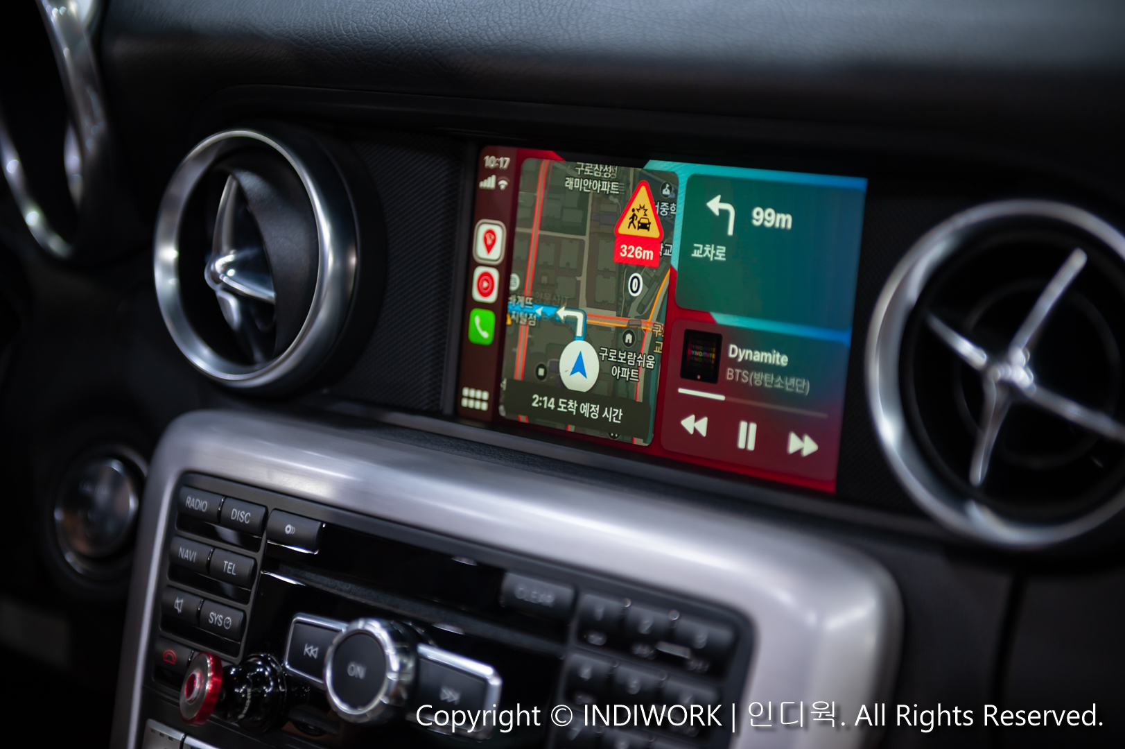 Apple CarPlay,Naver-MAP for Mercedes 2017 SLK-Class R172 "SCB-NTG4.5"