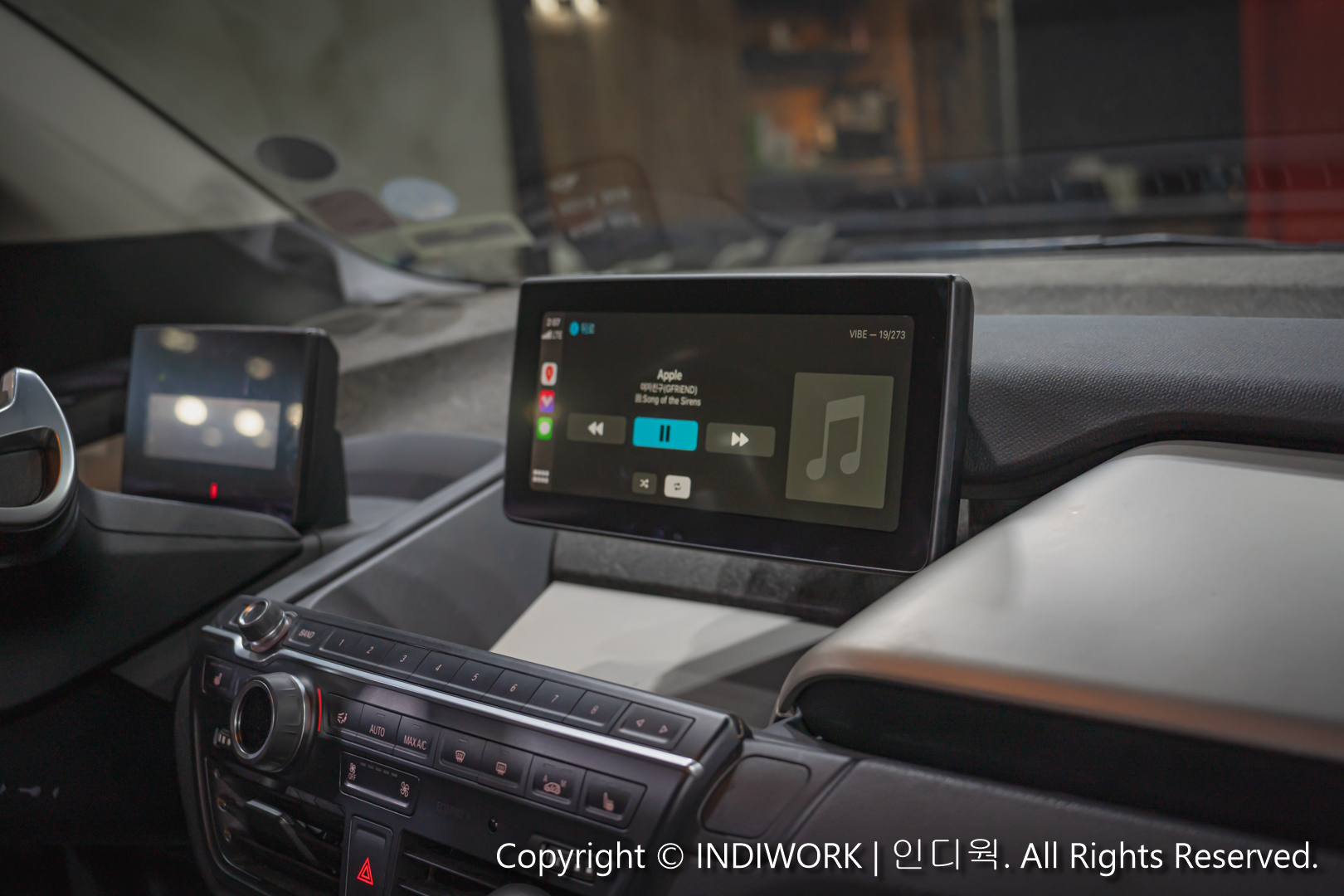 Apple Carplay,Music play for 2015 BMW i3 "SCB-NBT"
