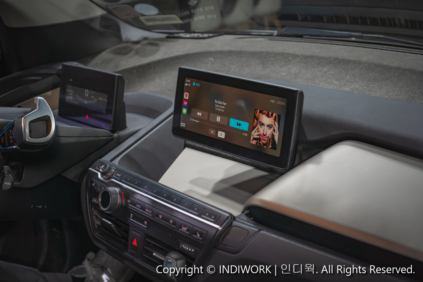 Apple Carplay,Music play for 2015 BMW i3 "SCB-NBT"