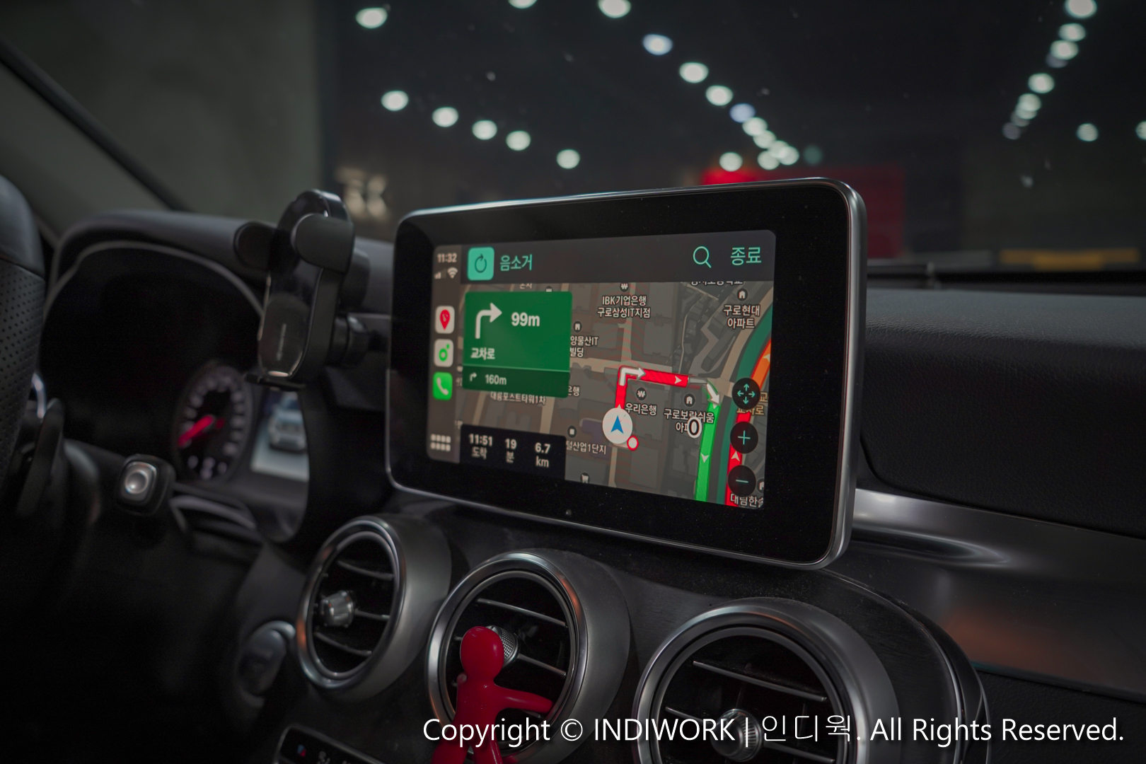 Apple CarPlay,Naver-map for Mercedes-Benz GLC-Class X253 "SCB-NTG5"