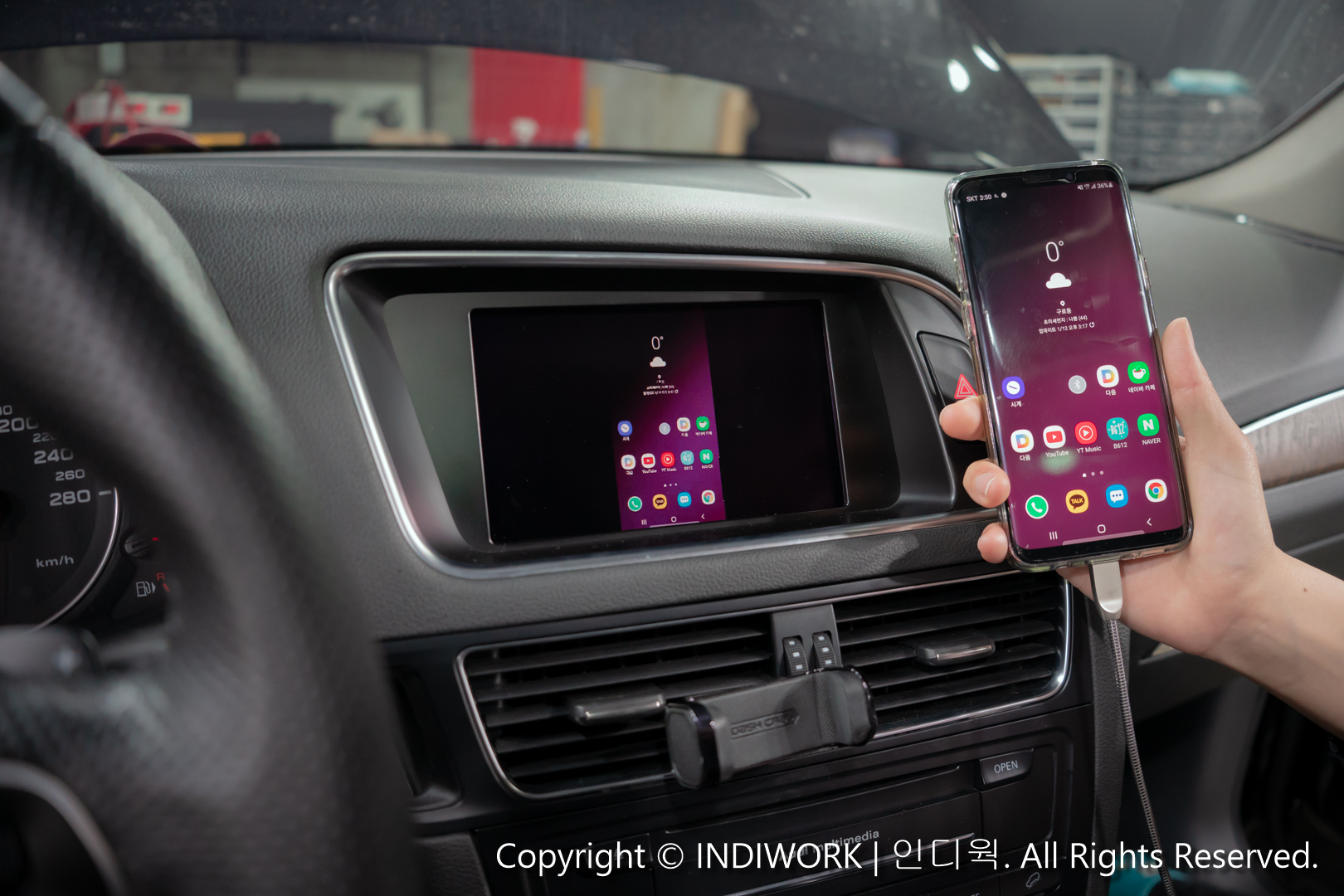 Apple Carplay,Android Auto,smartphone mirroring for 2011 Audi Q5 3G MMI "SCB-AU(Q5U)"