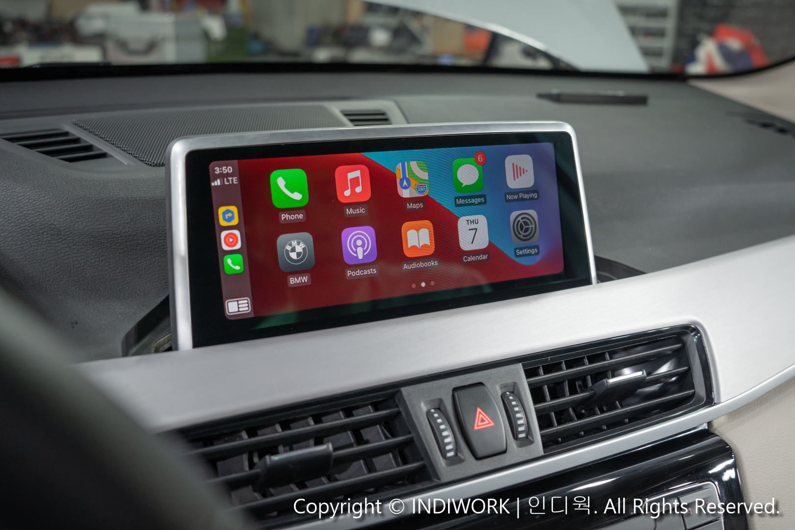 2020 BMW X1 F48 Display Size Up 6.5″ to 8.8″(Original Parts) and add Apple Carplay "SCB-EVO"
