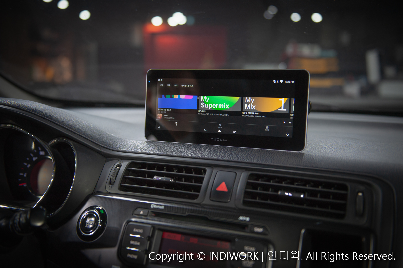 Android "CarPC" on the dashboard "M2C-8800" Wide 8.8inch