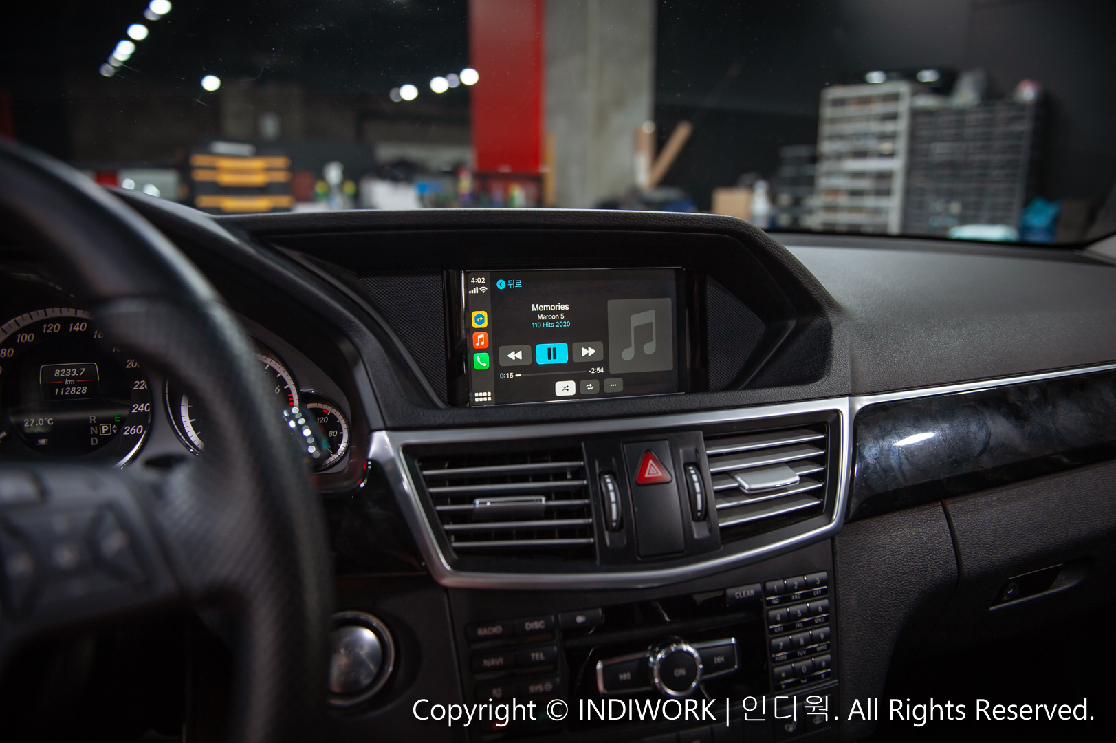 Apple CarPlay Music play for 2013 Mercedes E-Class E350 W212 "SCB-NTG4.5"