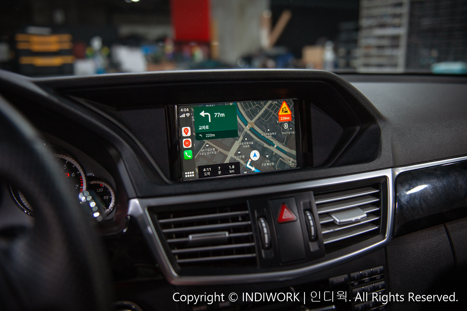 Apple CarPlay T-MAP for 2013 Mercedes E-Class E350 W212 "SCB-NTG4.5"