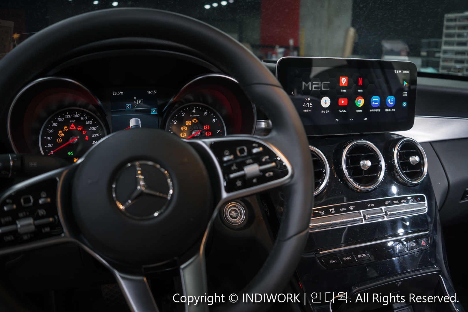 Super High Resolution AndroidCarPC for 2019 C-Class*facelift NTG6 "M2C-200 PLUS"
