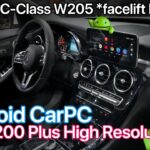 Super High Resolution AndroidCarPC for 2019 C-Class*facelift NTG6 "M2C-200A PLUS"