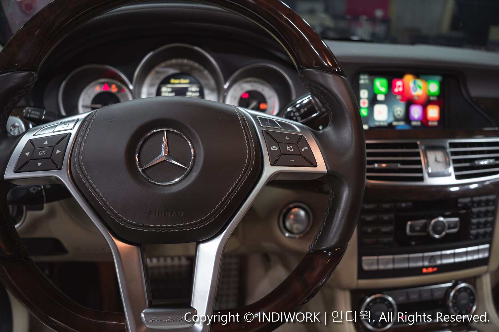 Retrofit Apple CarPlay Control button for 2015 Mercedes CLS-Class 550 W218 "SCB-NTG4.5"