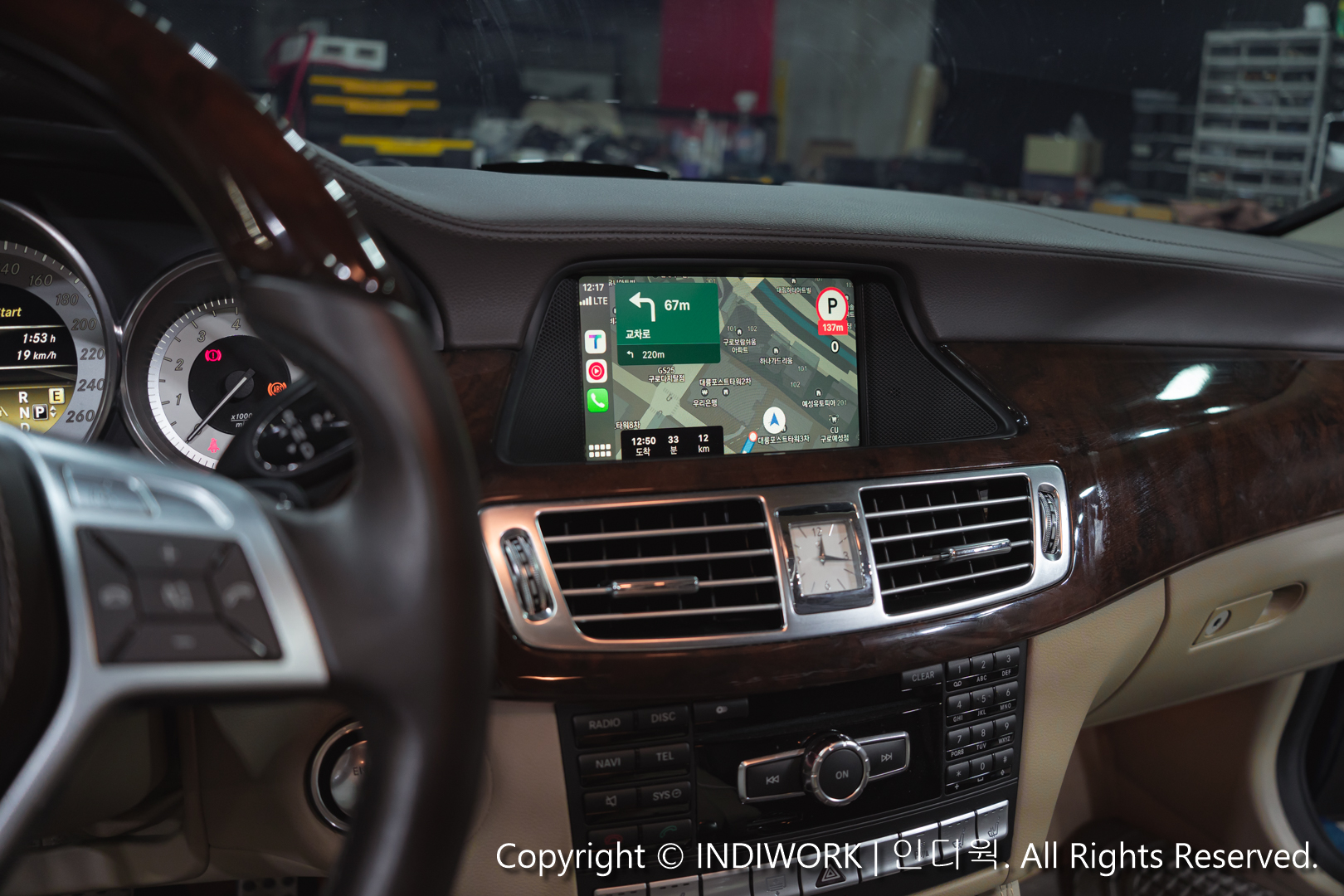 Retrofit Apple CarPlay T-MAP for 2015 Mercedes CLS-Class 550 W218 "SCB-NTG4.5"