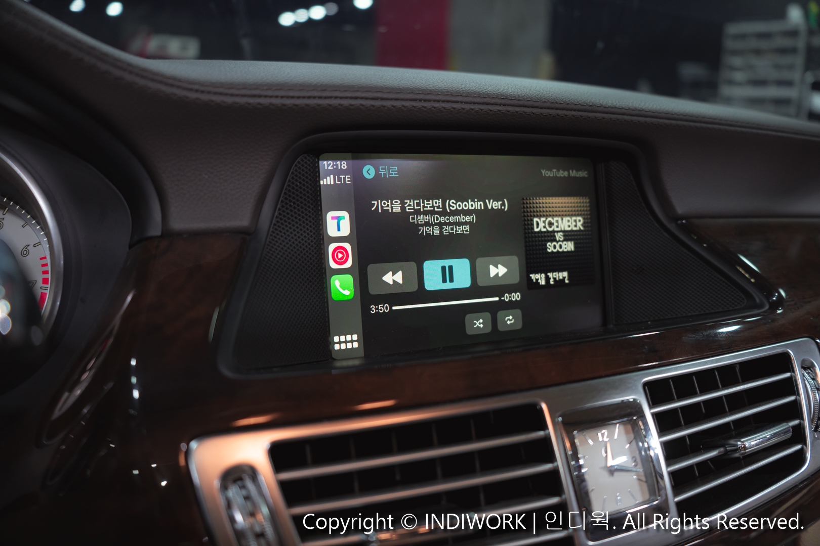 Retrofit Apple CarPlay Music play for 2015 Mercedes CLS-Class 550 W218 "SCB-NTG4.5"
