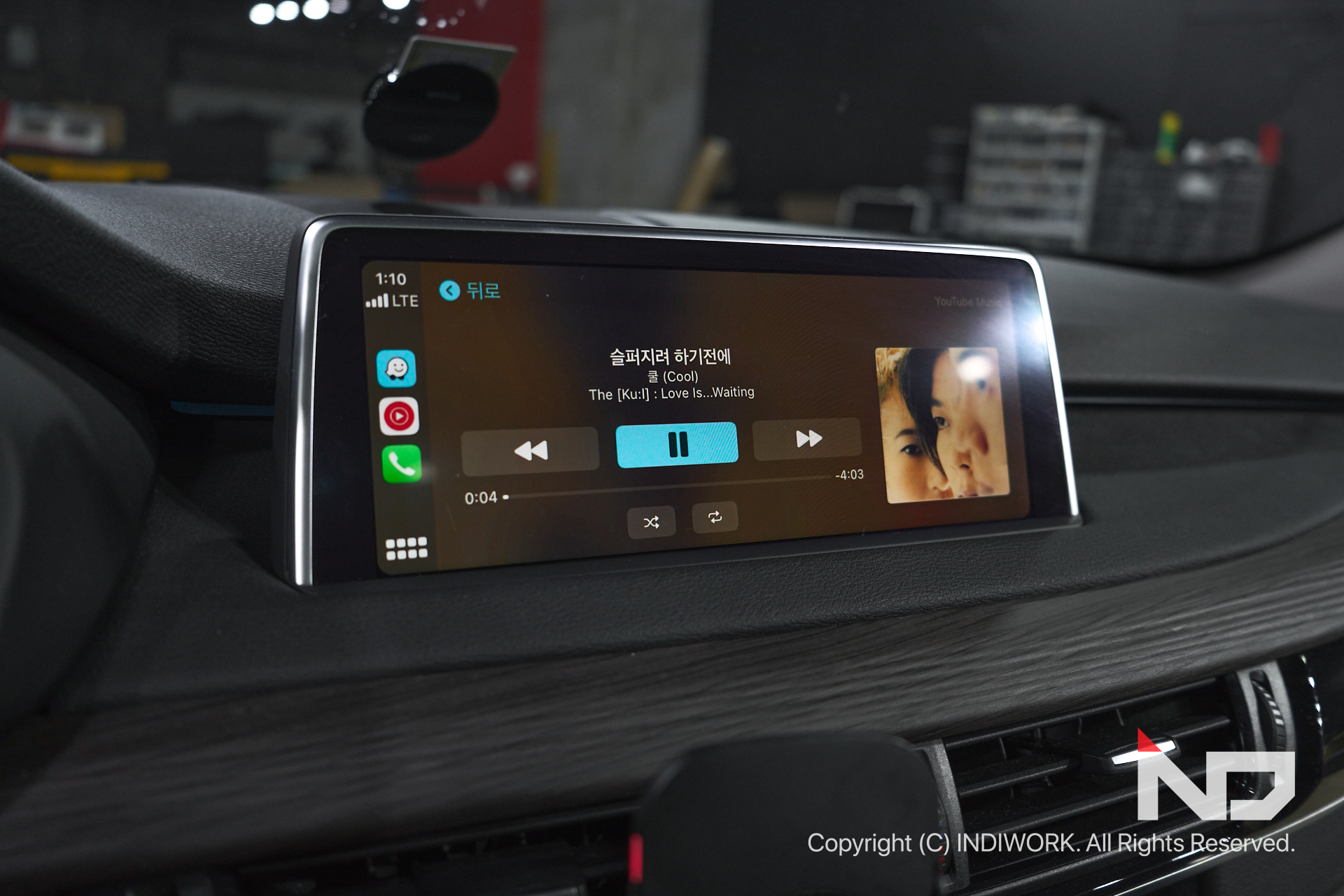 Apple Carplay Music play for 2016 BMW X5 F15 "SCB-NBT"