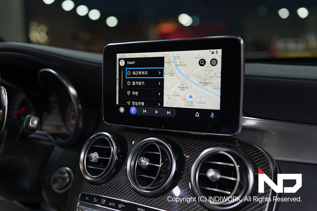 2018_glc_43amg_android_auto T-Map