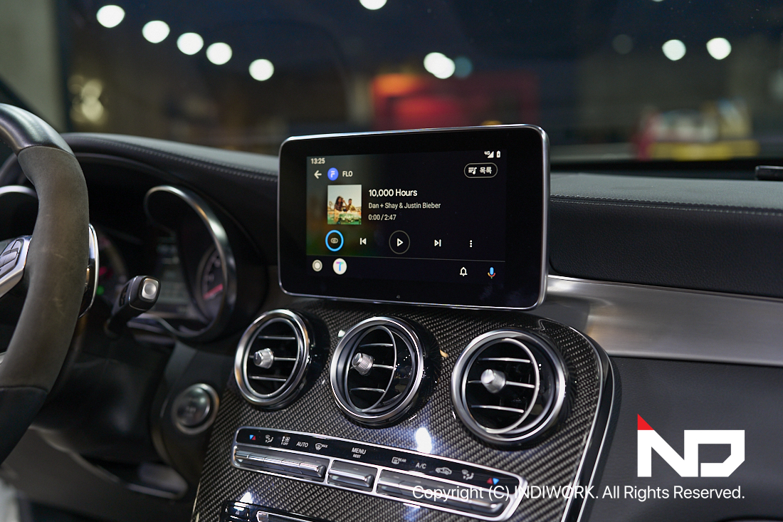 2018_glc_43amg_android_auto "SCB-NTG5" Youtube music