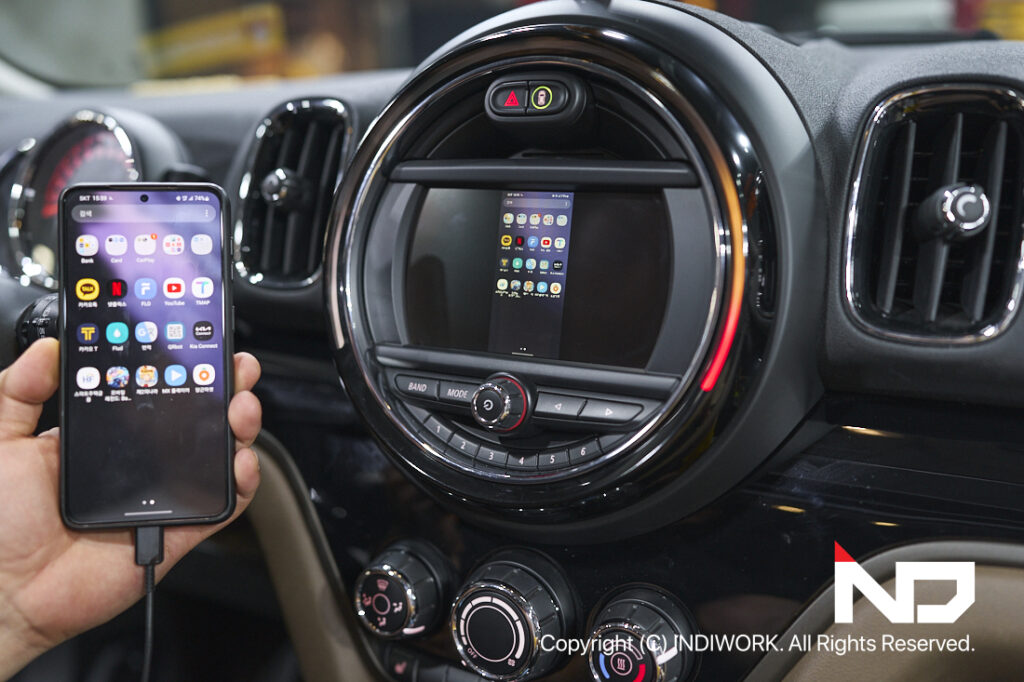 ANDROID AUTO smartphone mirroring FOR 2017 BMW MINI COUNTRYMAN "SCB-NBT"