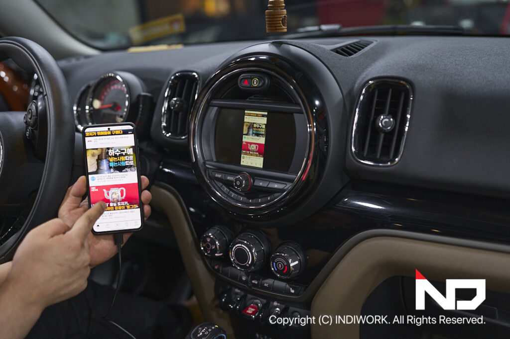ANDROID AUTO smartphone mirroring FOR 2017 BMW MINI COUNTRYMAN "SCB-NBT"