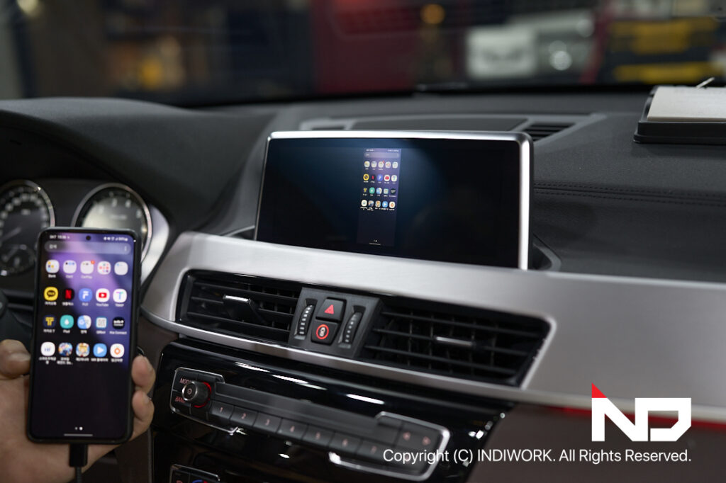android auto,smartphone mirroring for 2022 bmw x1 f48 "scb-evo"