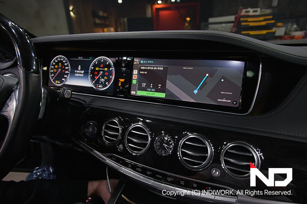 apple carplay,t-map for 2015 benz s500(w222) "scb-ntg5"