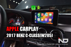 APPLE CARPLAY, 2017 BENZ C-CLASS 카플레이 설치