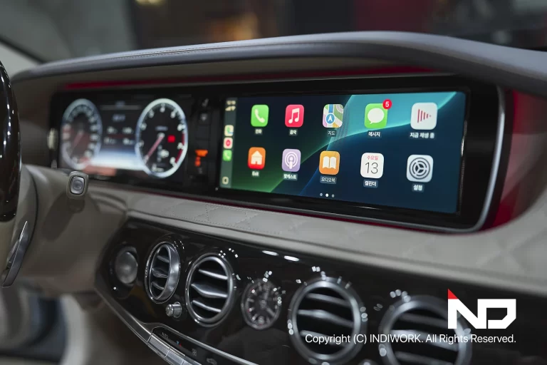 2016년식 W222 마이바흐 S600 카플레이 인터페이스 장착