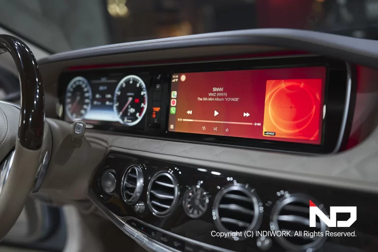 2016년식 W222 마이바흐 S600 카플레이 인터페이스 장착